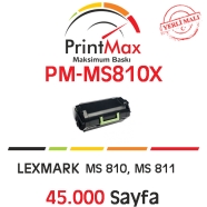 PRINTMAX PM-MS810X PM-MS810X 45000 Sayfa SİYAH-BEYAZ MUADIL Lazer Yazıcılar /...