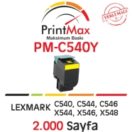 PRINTMAX PM-C540Y PM-C540Y 2000 Sayfa YELLOW MUADIL Lazer Yazıcılar / Faks Ma...