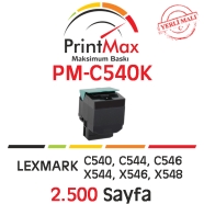 PRINTMAX PM-C540K PM-C540K 2500 Sayfa BLACK MUADIL Lazer Yazıcılar / Faks Mak...