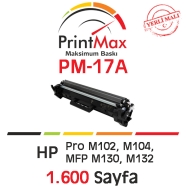 PRINTMAX PM-17A PM-17A 1600 Sayfa SİYAH-BEYAZ M...