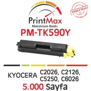PRINTMAX PM-TK590C PM-TK590C 6000 Sayfa CYAN MU...