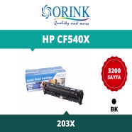 ORINK LHCF540X  HP CF540/203 3200 Sayfa SİYAH-BEYAZ MUADIL Lazer Yazıcılar / ...