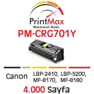 PRINTMAX PM-CRG701Y PM-CRG701Y 4000 Sayfa YELLOW MUADIL Lazer Yazıcılar / Fak...