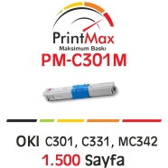 PRINTMAX PM-C301M PM-C301M 1500 Sayfa MAGENTA MUADIL Lazer Yazıcılar / Faks M...