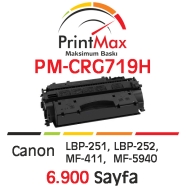 PRINTMAX PM-CRG719H PM-CRG719H 6900 Sayfa BLACK MUADIL Lazer Yazıcılar / Faks...
