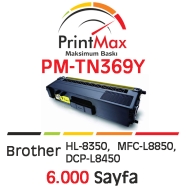 PRINTMAX PM-TN369Y PM-TN369Y 6000 Sayfa YELLOW MUADIL Lazer Yazıcılar / Faks ...