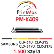 PRINTMAX PM-K409 PM-K409 1500 Sayfa BLACK MUADIL Lazer Yazıcılar / Faks Makin...
