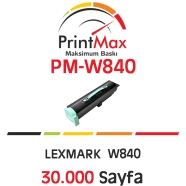 PRINTMAX PM-W840 PM-W840 30000 Sayfa SİYAH-BEYA...