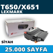 KOPYA COPIA YM-T650-25K LEXMARK T650H11E 25000 Sayfa BLACK MUADIL Lazer Yazıc...