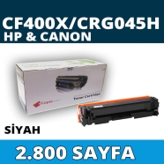 KOPYA COPIA YM-CF400X HP CF400X/CRG045H 8000 Sayfa BLACK MUADIL Lazer Yazıcıl...
