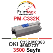 PRINTMAX PM-C332K PM-C332K 3500 Sayfa SİYAH MUADIL Lazer Yazıcılar / Faks Mak...