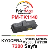 PRINTMAX PM-TK1140 PM-TK1140 7200 Sayfa BLACK MUADIL Lazer Yazıcılar / Faks M...
