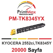 PRINTMAX PM-TK8345YX PM-TK8345YX 20000 Sayfa YELLOW MUADIL Lazer Yazıcılar / ...