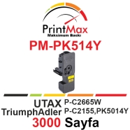 PRINTMAX PM-PK514Y PM-PK514Y 3000 Sayfa YELLOW MUADIL Lazer Yazıcılar / Faks ...
