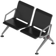 BÜROTİME PORT PRT-WAG-2200-PU-A2 İkili Bank Tipi Sandalye