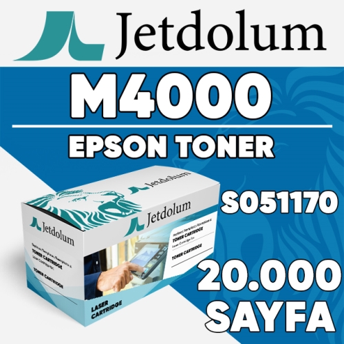 JETDOLUM JET-M4000 EPSON M4000/S051170 20000 Sayfa SİYAH MUADIL Lazer ...