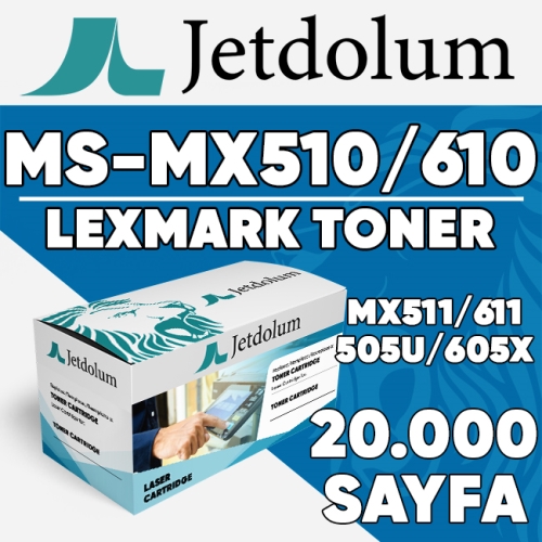 JETDOLUM JET-MS/MX510U LEXMARK MS510/MS610/505U & MX510/MX511/MX611 ...